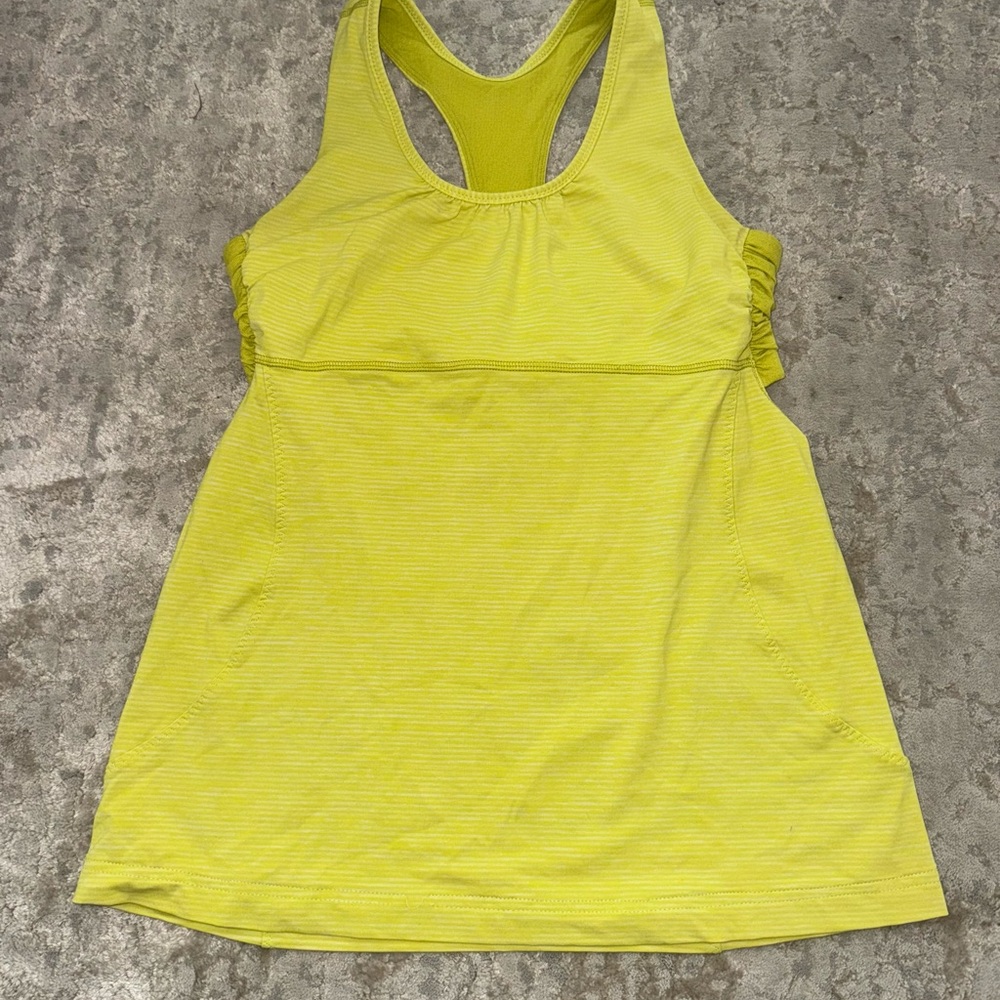 Bright Yellow Racerback Tank Top